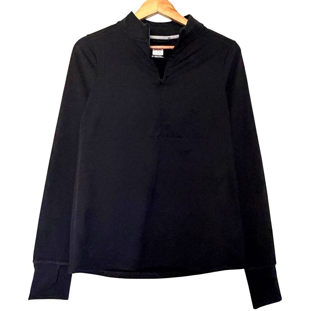 prAna Womens Ice Flow 1/2 Zip Jacket Black Size M Outdoor Sports - Picture 3 of 9